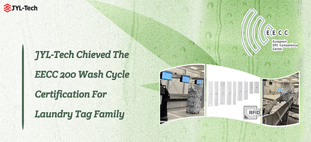 Après la certification OEKO-TEX®, JYL-Tech a obtenu la certification de cycle de lavage EECC 200 pour la famille LaundryTag !