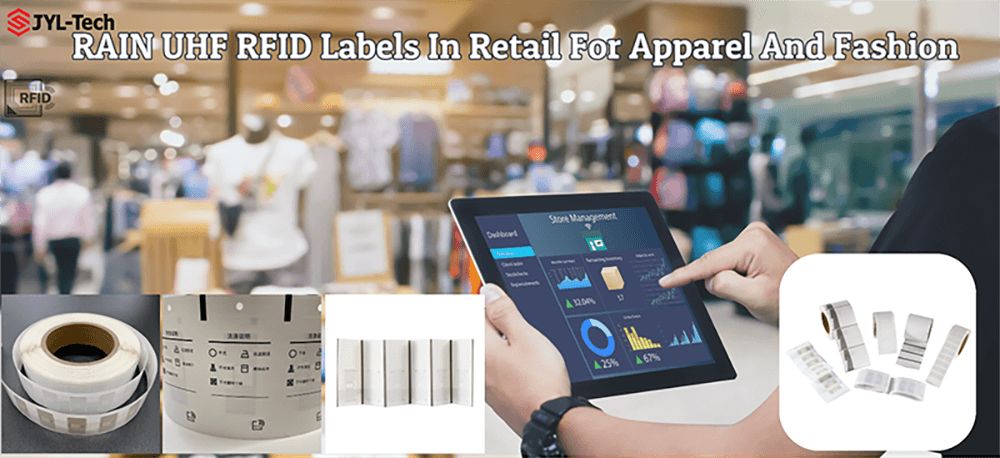 Étiquettes RFID UHF RAIN dans le commerce de détail pour l'habillement et la mode