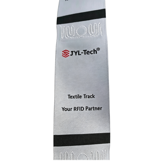 &Eacute;tiquette de blanchisserie RFID &agrave; &eacute;tiquette tiss&eacute;e