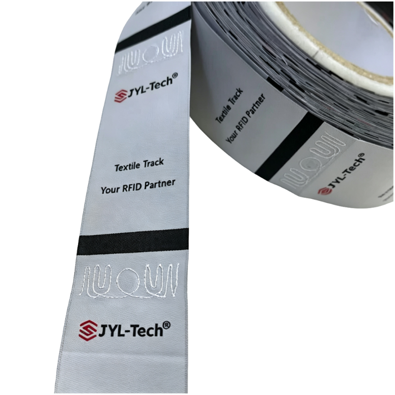&Eacute;tiquette de blanchisserie RFID &agrave; &eacute;tiquette tiss&eacute;e