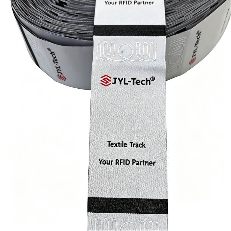 &Eacute;tiquette de blanchisserie RFID &agrave; &eacute;tiquette tiss&eacute;e